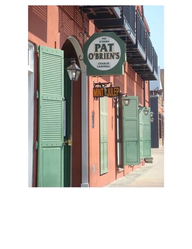 Pat O'Brien's St. Peter Street entrance